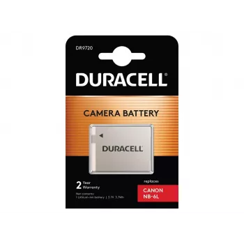 Batería para cámara Duracell - sustituye a la batería Canon NB-6L