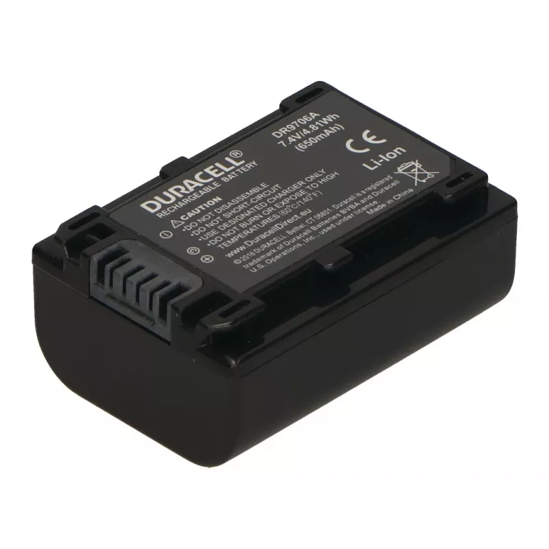 Batería para videocámara Duracell — sustituye a la batería Sony NP-FV50