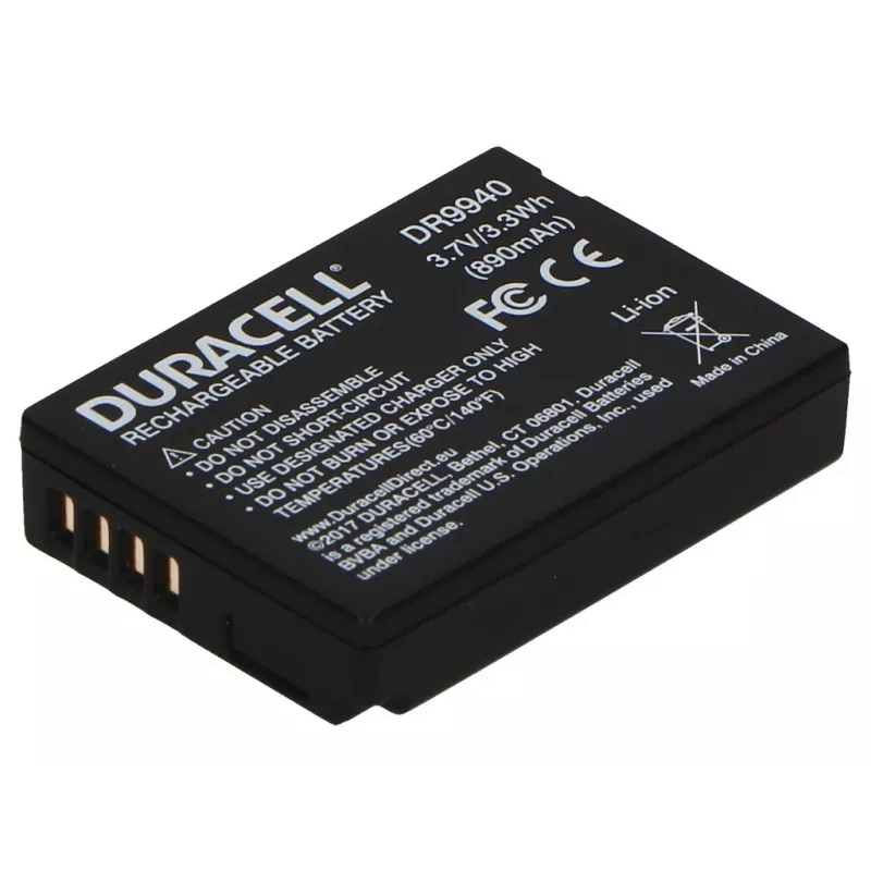 Batería para cámara Duracell — sustituye a la batería Panasonic DMW-BCG10