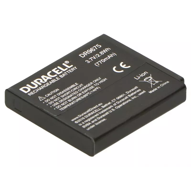Batería de cámara Duracell - Reemplazo para batería Pentax D-LI68
