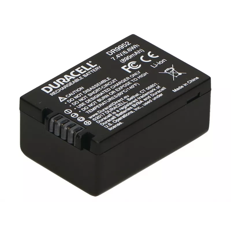 Batería de cámara Duracell - Reemplazo para batería Panasonic DMW-BMB9E