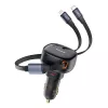 Cargador de coche Baseus Enjoyment Pro 60W con cable USB