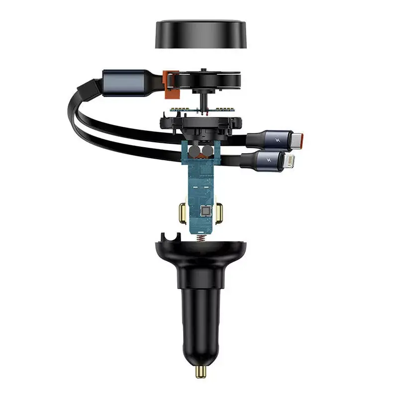 Cargador de coche Baseus Enjoyment Pro 60W con cable USB