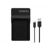 Cargador de batería para cámara digital Duracell, USB, cargador de batería de interior, Nikon EN-EL14, negro, 5 V, 5 V