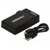 Cargador de batería Duracell para cámara digital DRO5941