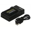 Cargador de batería para cámara digital Duracell, USB, cargador de batería de interior, Sony NP-FP50, 70, 90, 51, 71, 91, negro, 5 V, 5 V