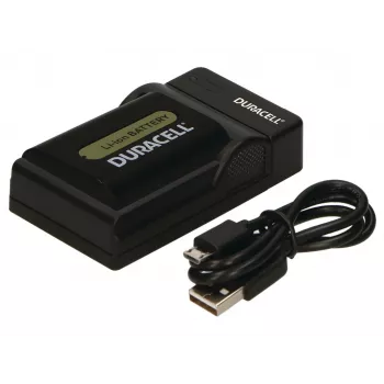 Cargador de batería para cámara digital Duracell, USB, cargador de batería de interior, Sony NP-FP50, 70, 90, 51, 71, 91, negro, 5 V, 5 V