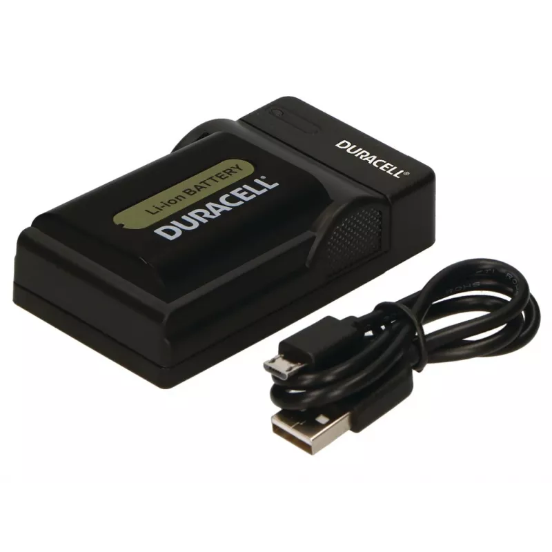 Cargador de batería para cámara digital Duracell, USB, cargador de batería de interior, Sony NP-FP50, 70, 90, 51, 71, 91, negro, 5 V, 5 V