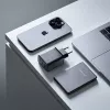 Fuente de alimentación Intenso W65ACC con conectores USB-A y USB-C negra