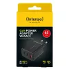 Fuente de alimentación Intenso W65ACC con conectores USB-A y USB-C negra