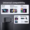 Fuente de alimentación Intenso W65ACC con conectores USB-A y USB-C negra