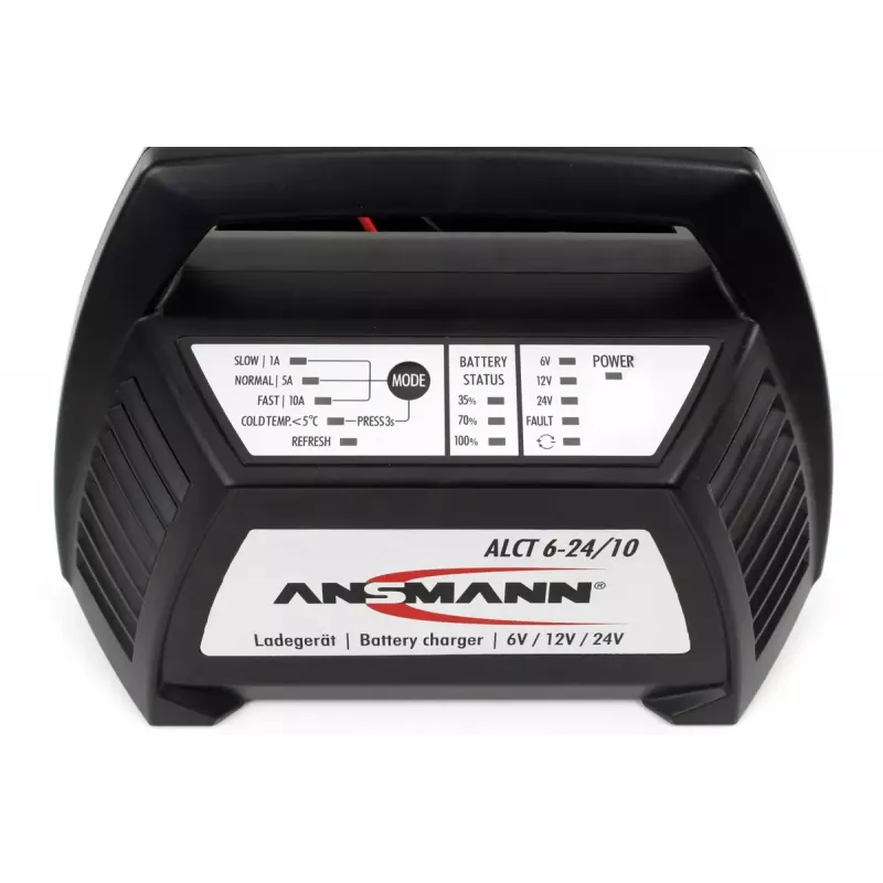 Cargador Ansmann ALCT6-24/10 6/12/24 V negro