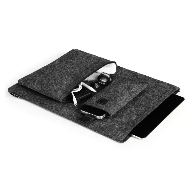Durable 507158 MultiBag EFFECT funda para portátil / tableta 16,4″ (41,7 cm), fieltro de PET reciclado, con bolsillo para accesorios y para teléfono