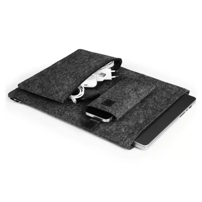 Durable 507158 MultiBag EFFECT funda para portátil / tableta 16,4″ (41,7 cm), fieltro de PET reciclado, con bolsillo para accesorios y para teléfono