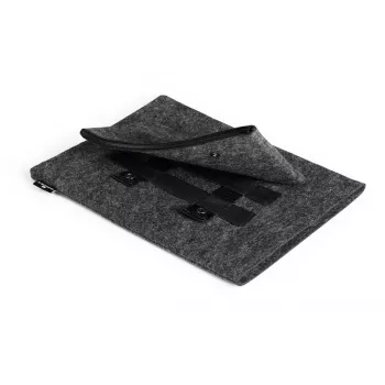 Funda tipo sleeve Durable Effect 33 cm 13 pulgadas antracita 1 bolsillo frontal lisa