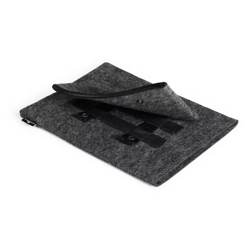 Funda tipo sleeve Durable Effect 33 cm 13 pulgadas antracita 1 bolsillo frontal lisa