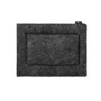 Funda tipo sleeve Durable Effect 33 cm 13 pulgadas antracita 1 bolsillo frontal lisa