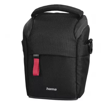 Funda compacta Hama Matera negra correa de hombro cualquier marca