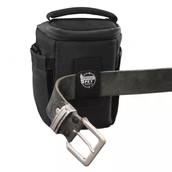 Funda compacta Hama Matera negra correa de hombro cualquier marca