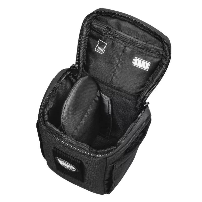 Funda compacta Hama Matera negra correa de hombro cualquier marca