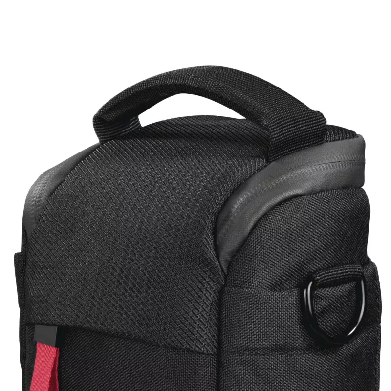 Funda compacta Hama Matera negra correa de hombro cualquier marca