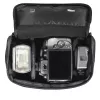Bolso bandolera Hama Matera negro correa para cualquier marca