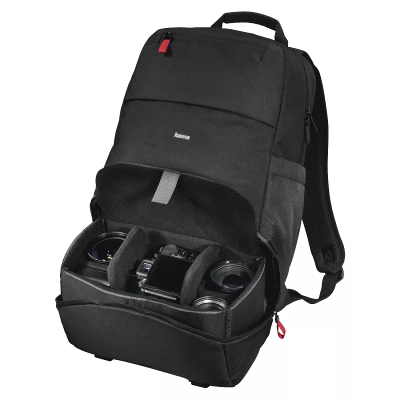 Mochila Hama Matera negra correa para todas las marcas