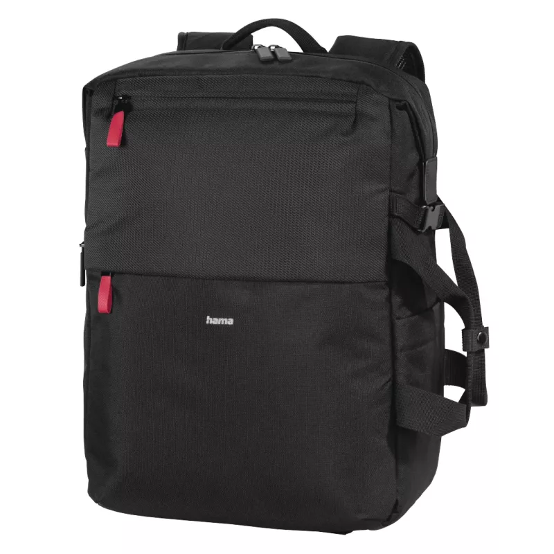 Mochila Hama Matera negra correa compatible con cualquier marca