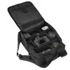Mochila Hama Matera negra correa compatible con cualquier marca