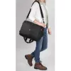 Mochila Hama Matera negra correa compatible con cualquier marca