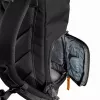 Mochila Mantona Luis junior negra marrón cuero metal poliéster sintético