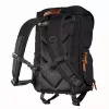 Mochila Mantona Luis junior negra marrón cuero metal poliéster sintético