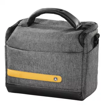 Bolso para cámara Hama Terra 130, interior 20 x 10,5 x 16,5 cm, gris