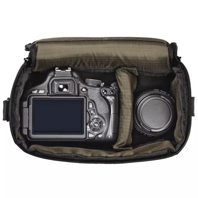 Hama Terra 130 (00121307) bolsa para cámara réflex, poliéster de PET reciclado, gris