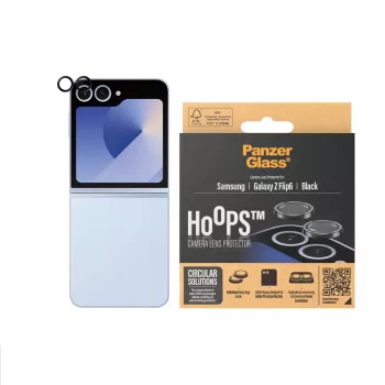 PanzerGlass ® Hoops® protección para lente de cámara negra Samsung Galaxy Z Flip6