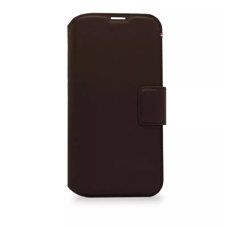 Funda cartera Decoded iPhone 14 Plus marrón 6,7