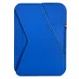 Cartera con soporte para tarjetas Decoded D24MSCS1GB azul silicona