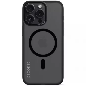 Funda Decoded iPhone 15 Pro Max 17 cm negra transparente