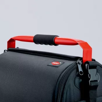 Bolsa portaherramientas Knipex 00 21 08 LE negra roja poliéster