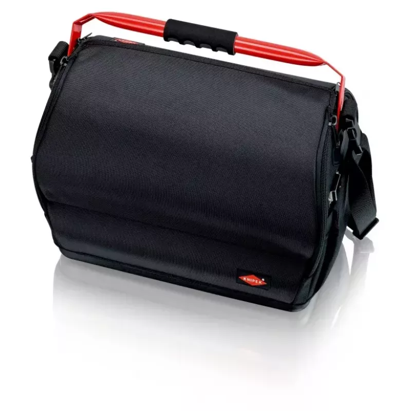 Bolsa portaherramientas Knipex 00 21 08 LE negra roja poliéster