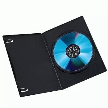 Caja fina para DVD Hama 51181 negro 1 disco