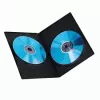 Caja fina doble para DVD Hama 51185 negro 2 discos