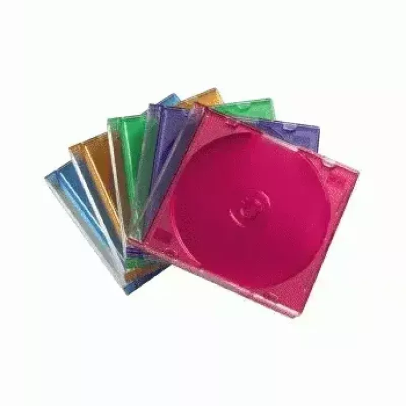 Caja fina para CD Hama pack de 25, multicolor 1 disco multicolor