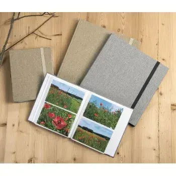Hama Tessuto álbum de fotos gris 240 hojas 10 x 15 cm