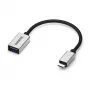 Cable USB Marmitek 08375 0,15 m USB 3.2 Gen 1 USB-C USB-A negro plata