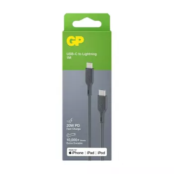Cable GP Batteries CL1P 1m gris Lightning USB C