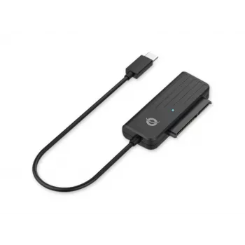 Adaptador USB-C a SATA Conceptronic ABBY, negro, China, 32 mm, 12 mm, 65 mm, 22 g