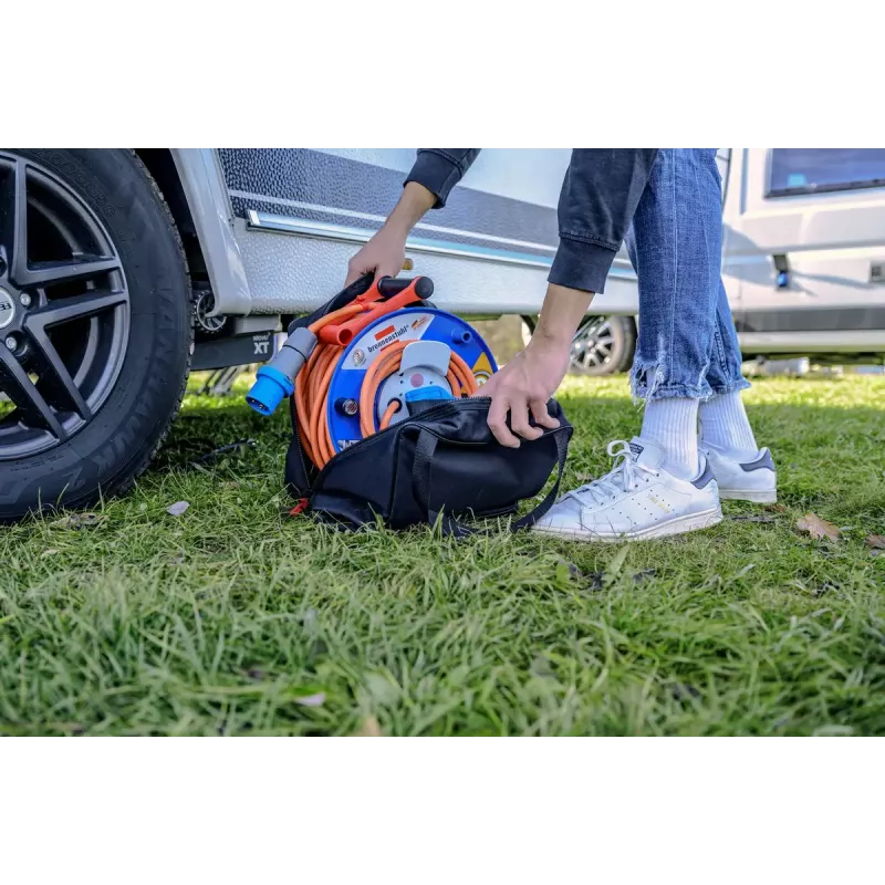 Funda de transporte para alargador con carrete Brennenstuhl 1510010 negro 1 ud.