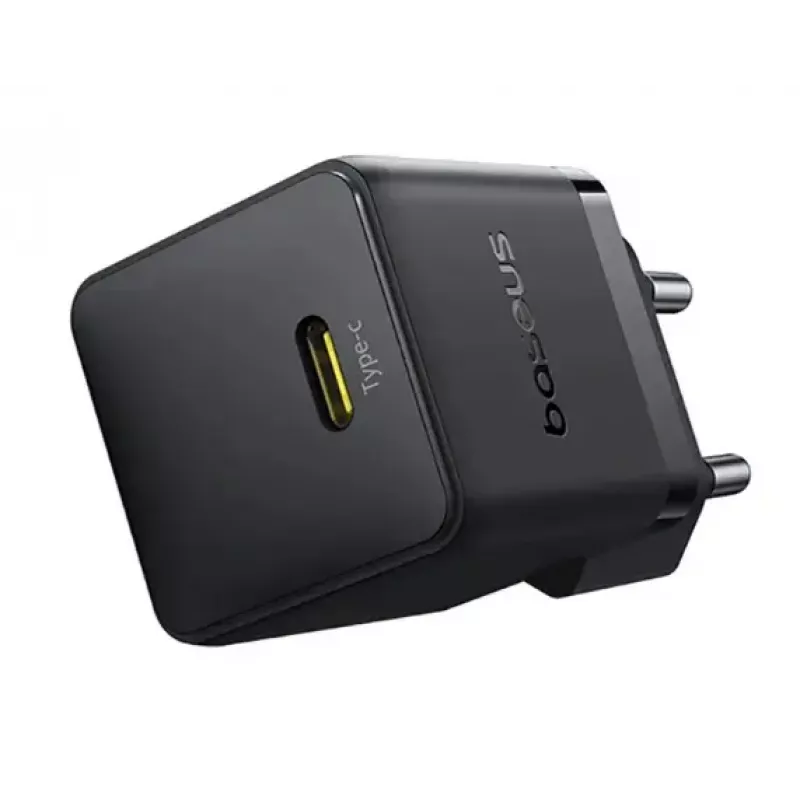 Cargador Baseus Palm Universal Negro AC, 30 W, USB-C PD, interior, compatibilidad universal