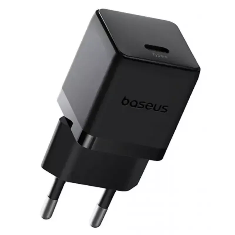 Cargador Baseus Palm Universal Negro AC, 30 W, USB-C PD, interior, compatibilidad universal